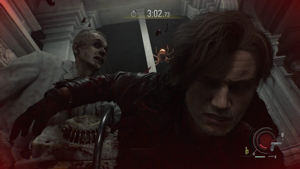 LEON MUST DIE FOREVERでゲームオーバー寸前のレオン